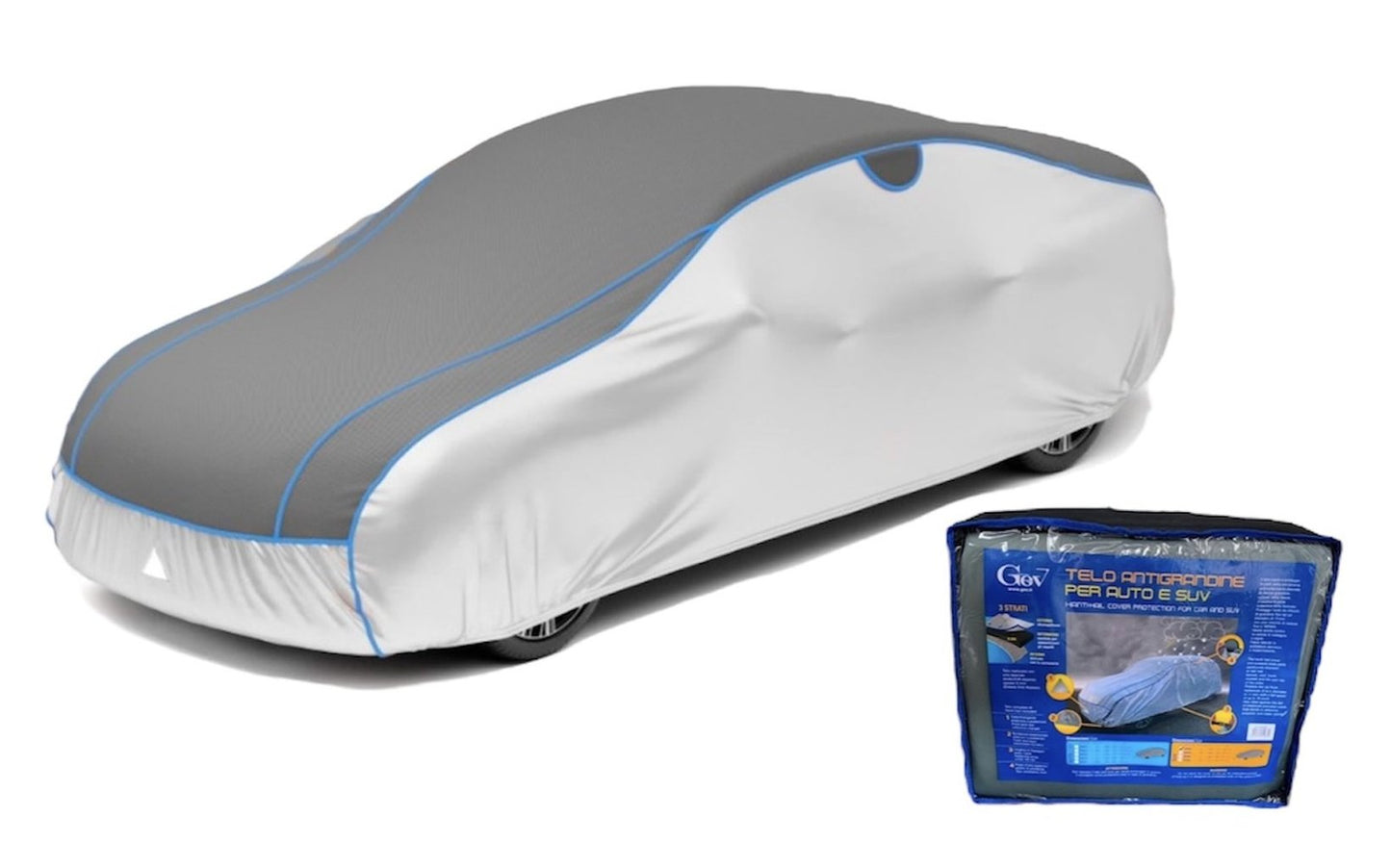 GEV Telo antigrandine auto standard m? Copertura Impermeabile Antigraffio