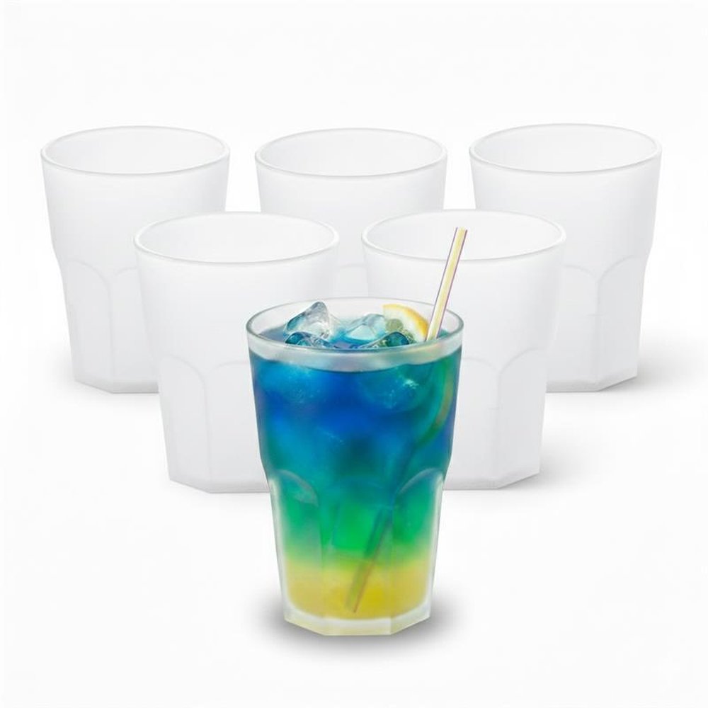 Set 6 bicchieri Acqua da 40 cl, impilabili, resistenti. 100% Made in Italy