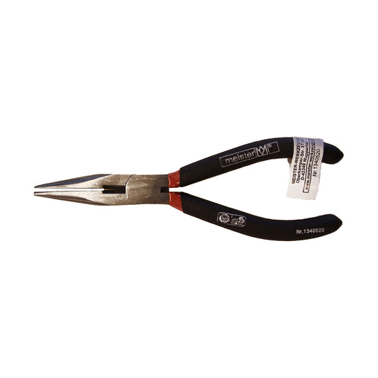 Pinzetta per elettronica becchi semitondi diritti 150 mm.