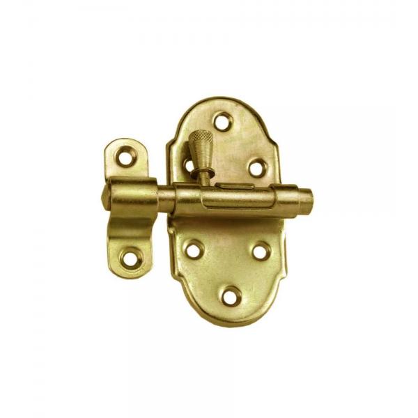 Catenaccio a cannone automatico 35 x 70 mm. - zincato giallo