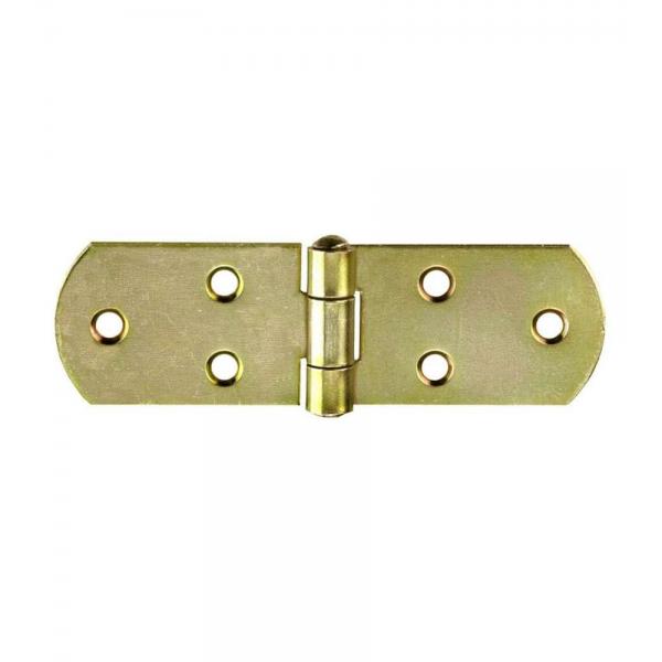 Cerniere a biscotto 120 x 35 mm. - zincate giallo - 1 pz.