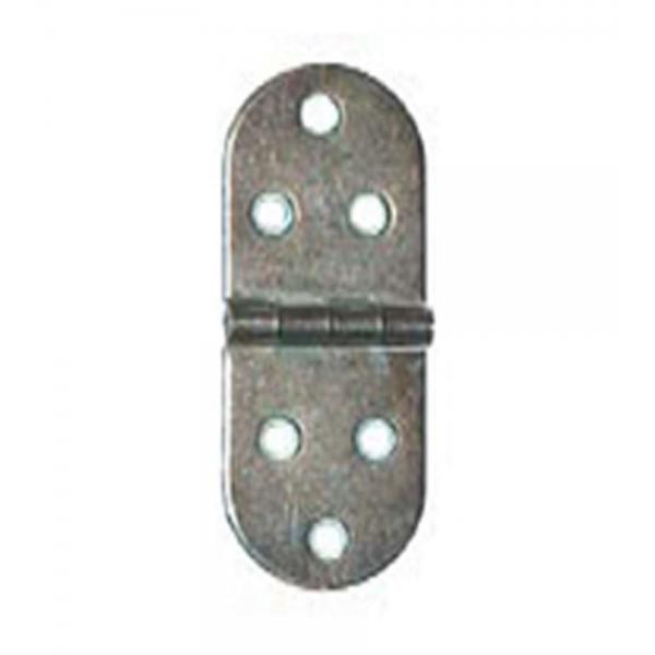 Cerniere a biscotto zincate giallo 80 x 30 mm. - 4 pz.