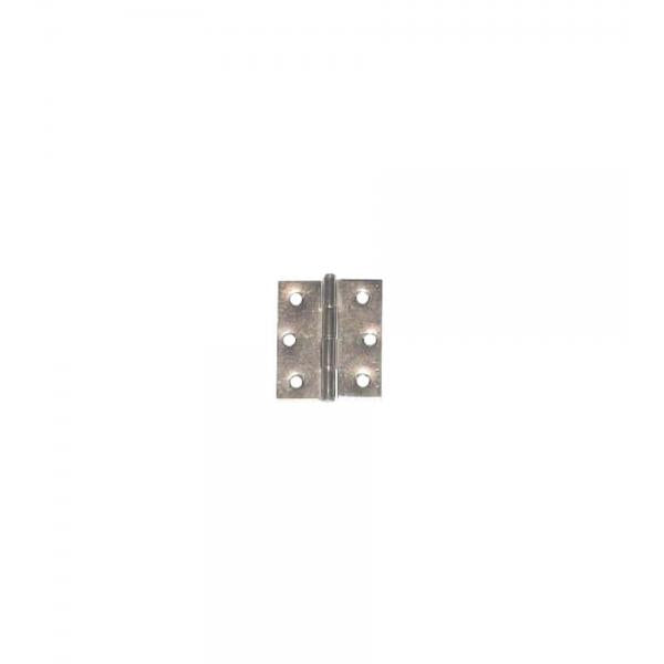 Cerniere spina fissa 40 x 40 mm. - zincate - 4 pz.