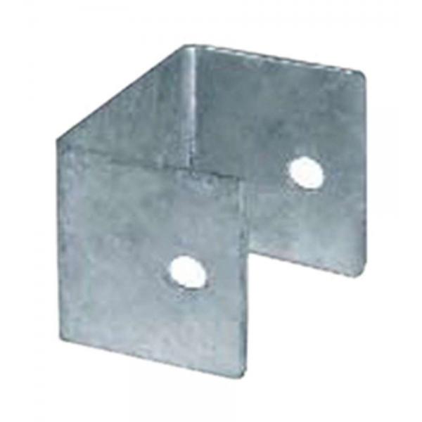 Supporto a "U" per travi 90 x 90 x 91 spessore 5 mm.