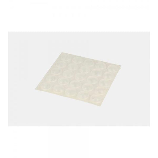 Paracolpi adesivi trasparenti -  10 spessore 1,5 mm. - 50 pz.