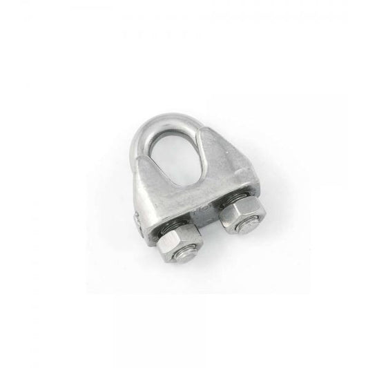 Morsetto per funi  11 mm. in acciaio zincato 2 pz.