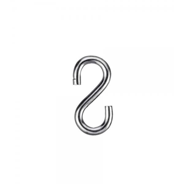 Ganci a "S" aperti 4,8x50 mm. - 4 pz.
