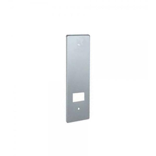 Placca acciaio Inox interasse 185 mm.