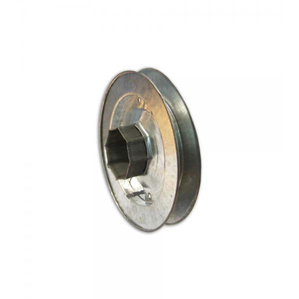 Puleggia ottagonale per rullo ferro  220 mm.