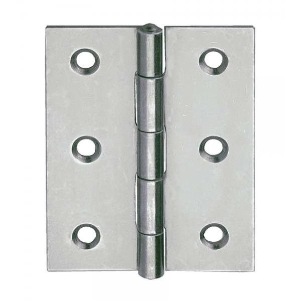 Cerniere piane Inox 40 x 32 mm. - 2 pz.