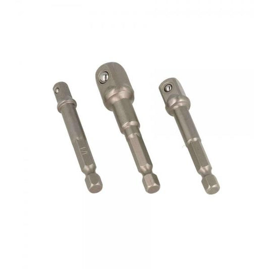 Adattatori da 50 mm. con attacco 1/4 per 1/4 3/8 1/2 3 pz.