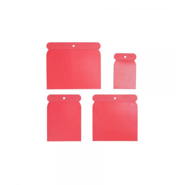Set spatole in plastica 4 pz.