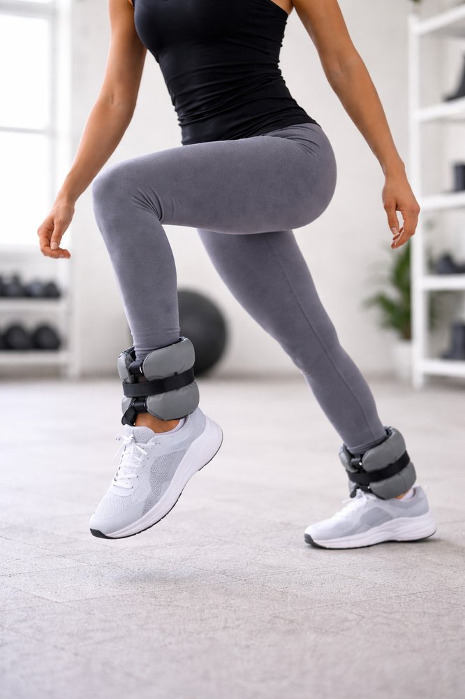 Coppia Polsiere e Cavigliere kg 1  Pesi Fitness con Chiusura Velcro