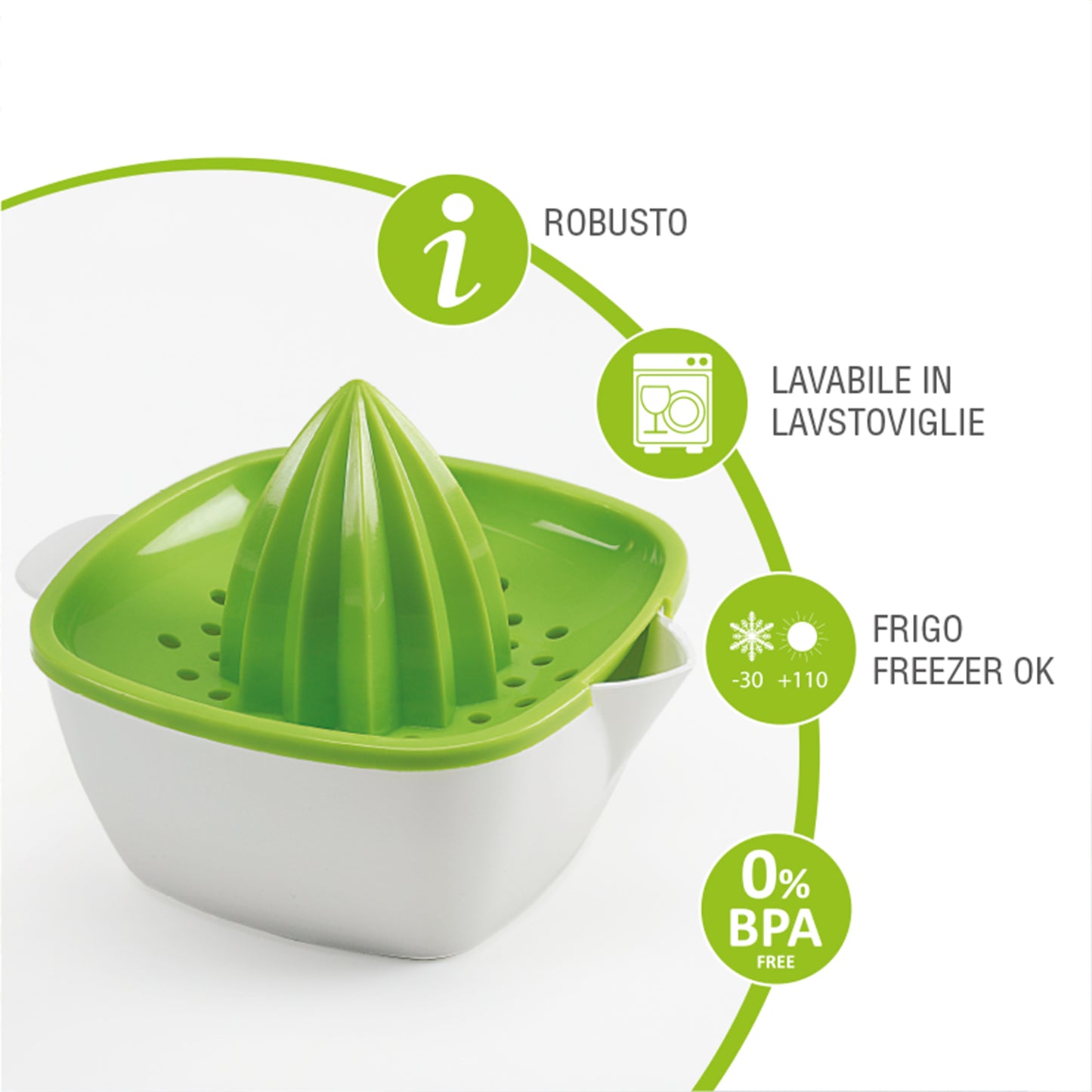COSMOPLAST Spremiagrumi, spremi limoni. 100% Made in Italy