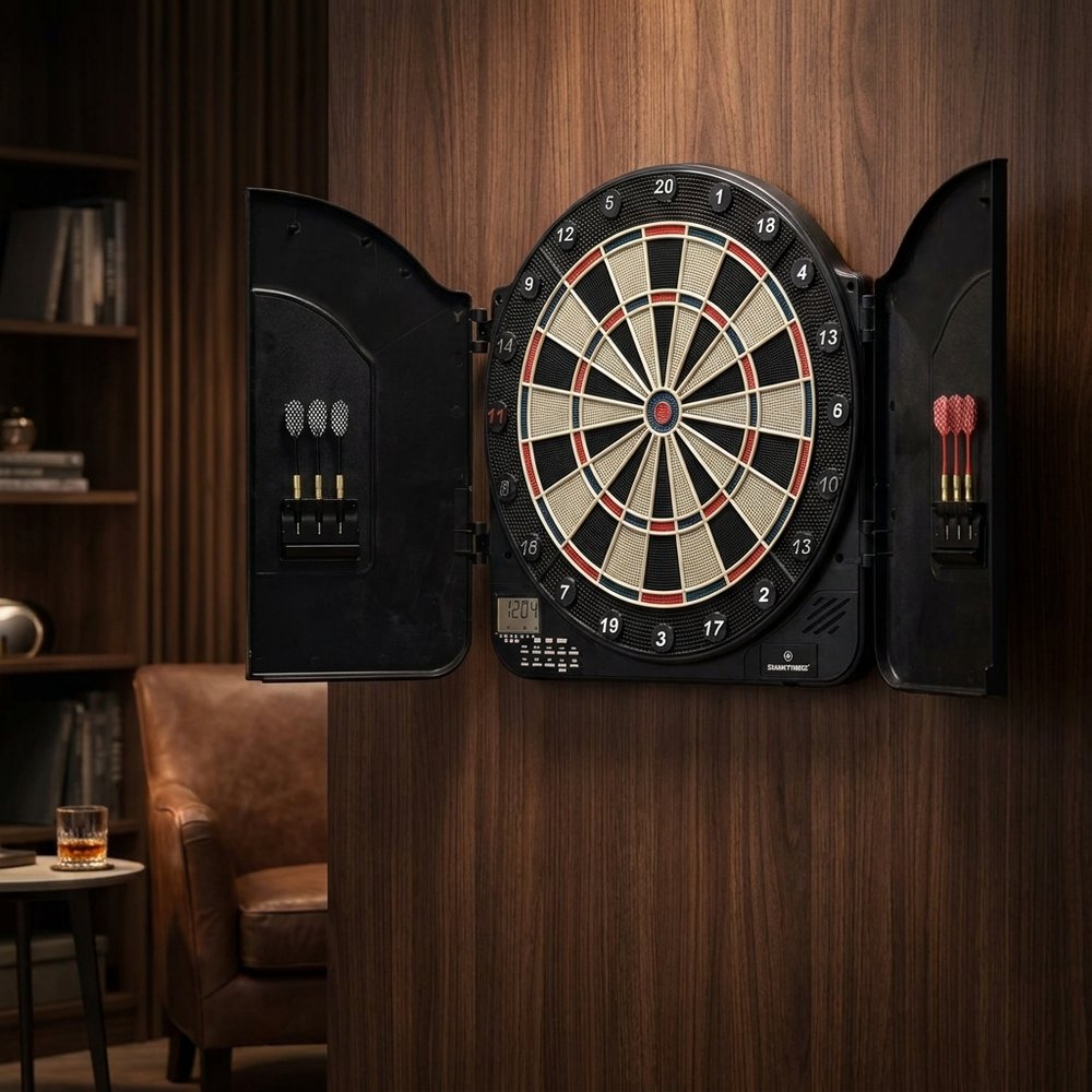 Bersaglio Elettronico con Cabina Raptor e Dart Game Multigioco