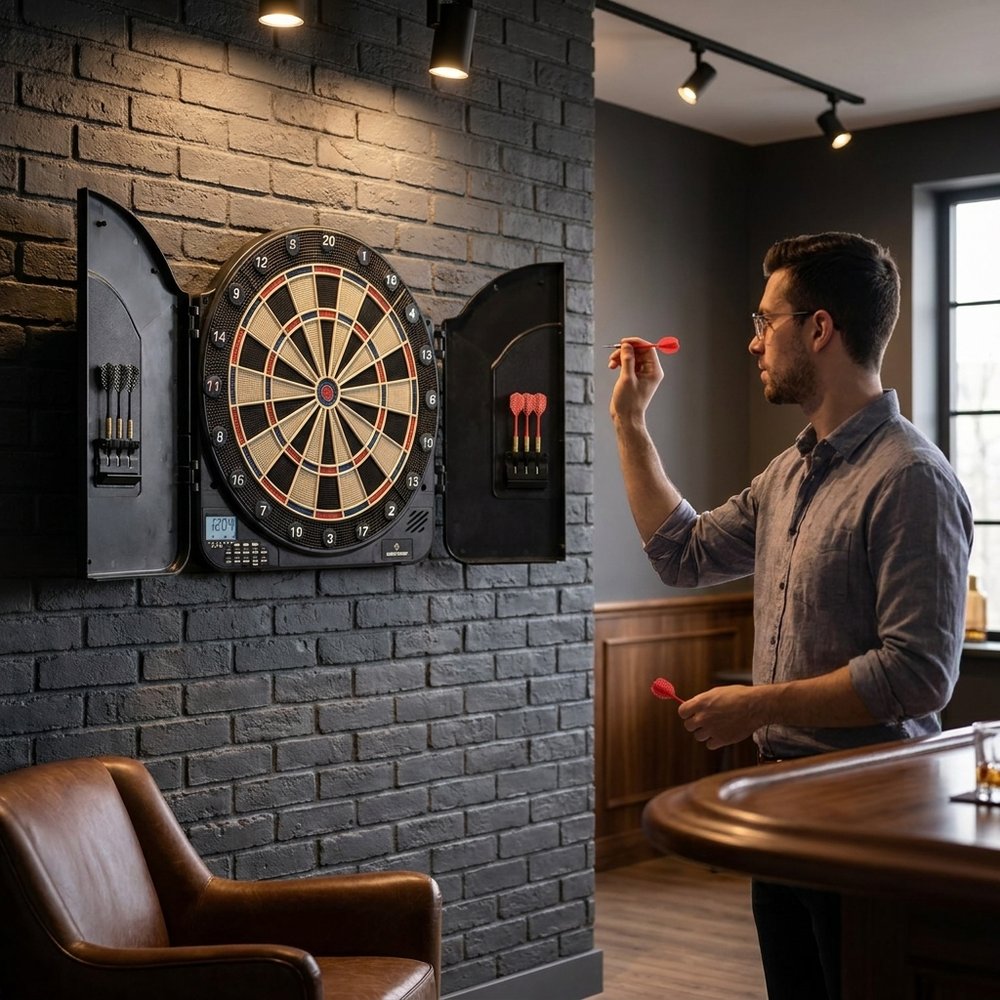 Bersaglio Elettronico con Cabina Raptor e Dart Game Multigioco