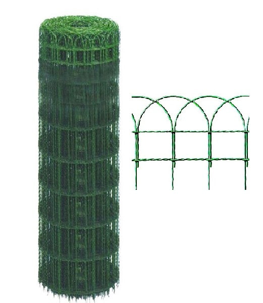 RETE ORNAMENTALE PLAST.VERDE H. 65CM X 25MT.