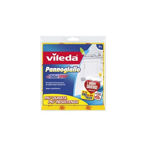 VILEDA PANNI MULTIUSO PANNOGIALLO SET 3PZ CM.40X36 ART.15169