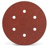 CARTA VETRO E28 CORIND. VELCRO MM.150 6FORI GR. 40 - DISCH