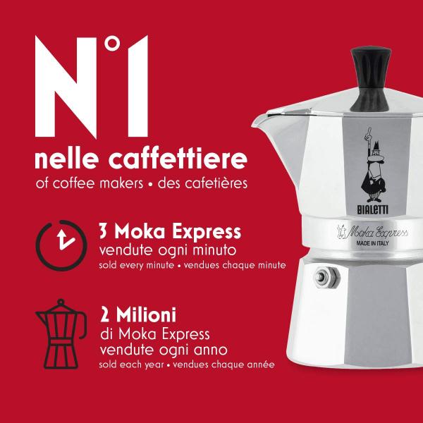 BIALETTI CAFFETTIERA MOKA EXPRESS 1 TZ