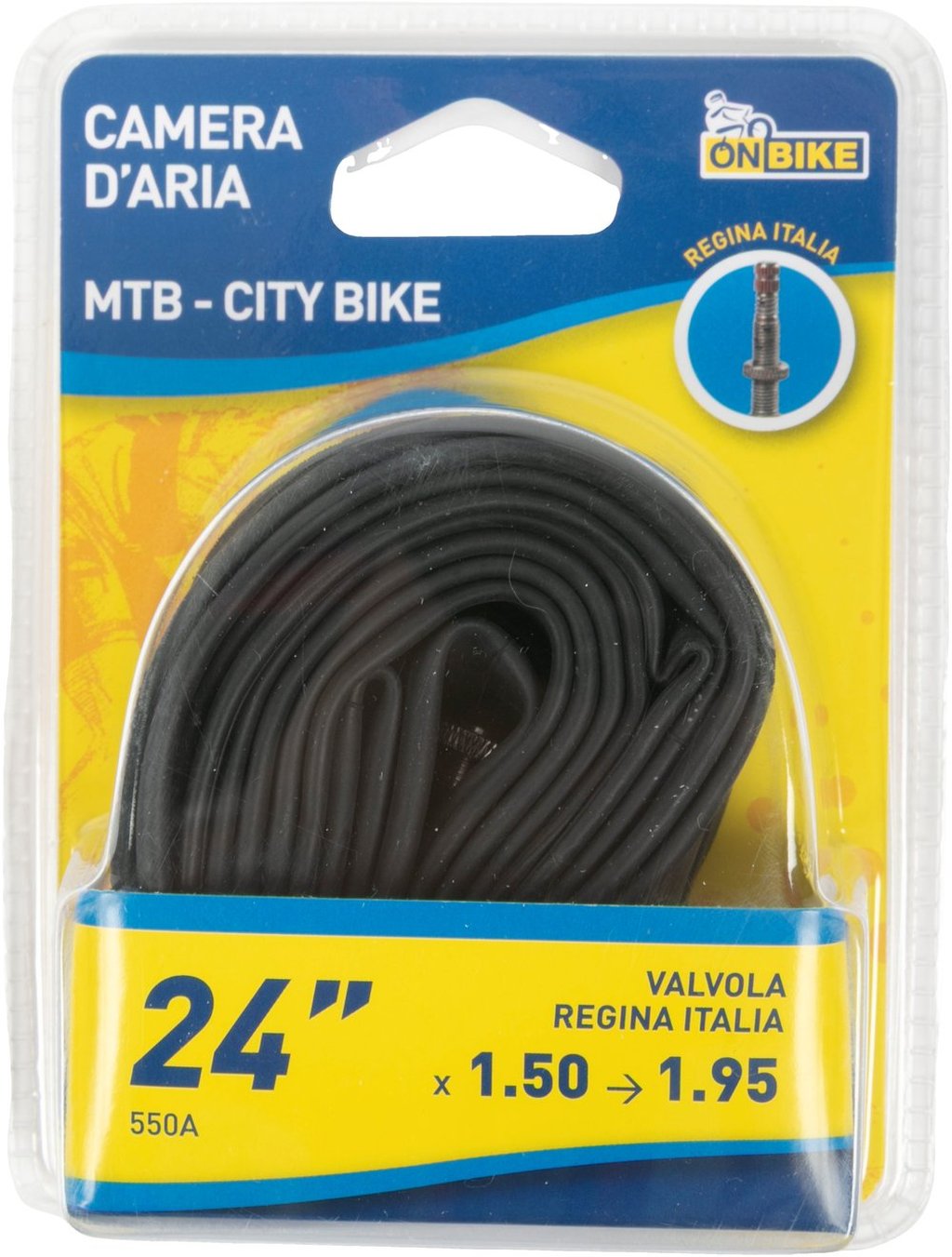 ON BIKE Camera D'Aria MTB-City Bike 24" 1.50-1.95 Valvola Regina Italiana