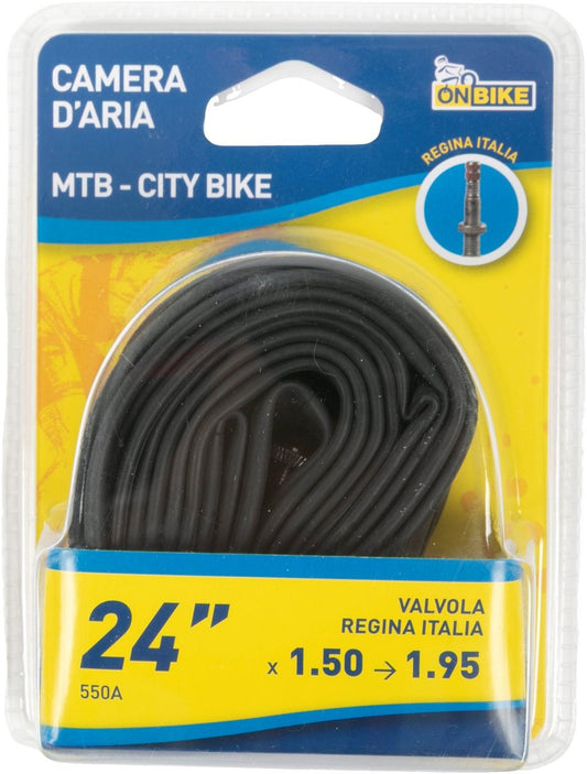 ON BIKE Camera D'Aria MTB-City Bike 24" 1.50-1.95 Valvola Regina Italiana