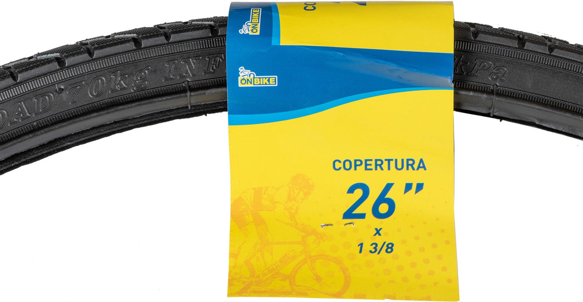 ON BIKE Copertura Bici Donna 26" X 1 3/8 Resistente Per City Bike