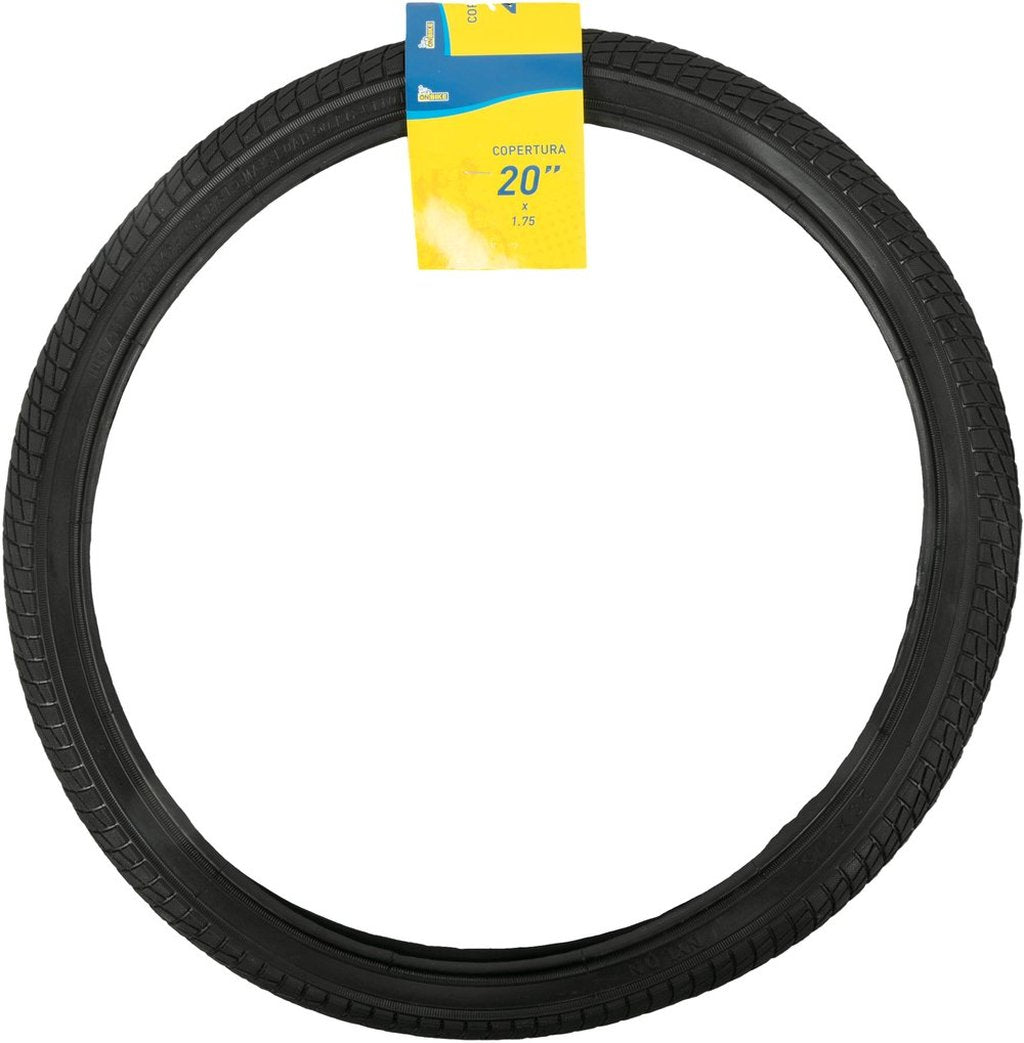 ON BIKE Copertura nera per ruota bici adulto copertone 20 pollici x 1,75