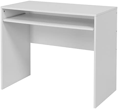 King Home SCRIVANIA BIANCA C/PIANO ESTRAIBILE 90x45x74h cm bianca