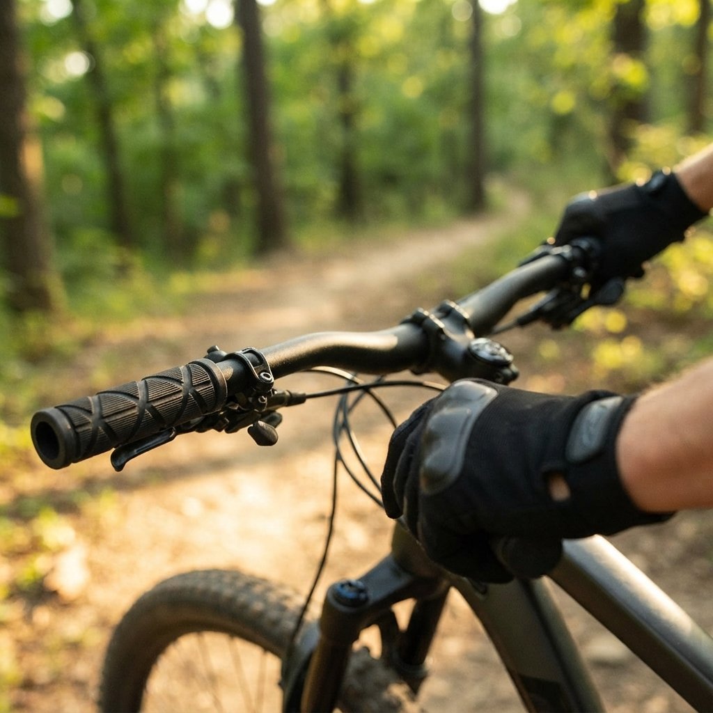 ON BIKE Manopole Bici Universali Antiscivolo In Gomma