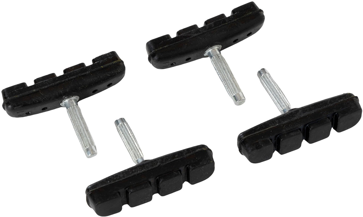 ON BIKE Pattini freni bici per MTB e city bike v-brake quattro pezzi 50mm