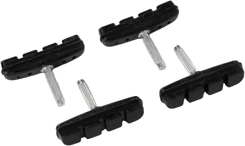 Pattini freni bici per MTB e city bike v-brake quattro pezzi 50mm
