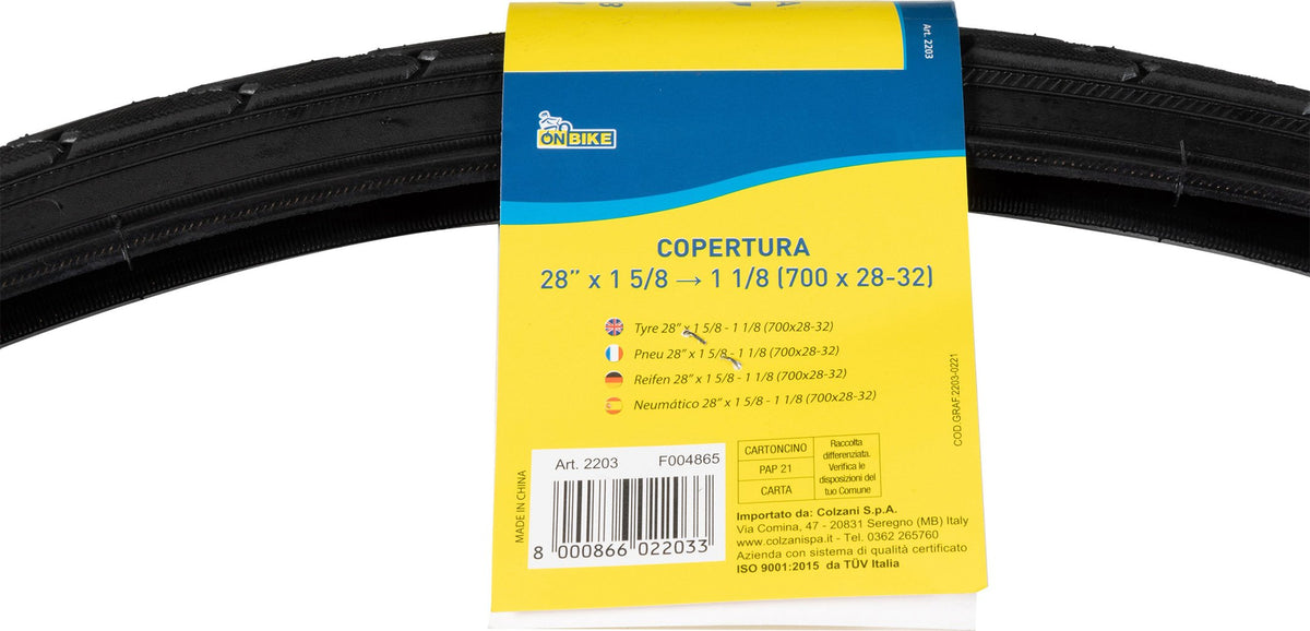 ON BIKE Copertura Bici Adulto 28" 700x28-32C Resistente e Scorrevole