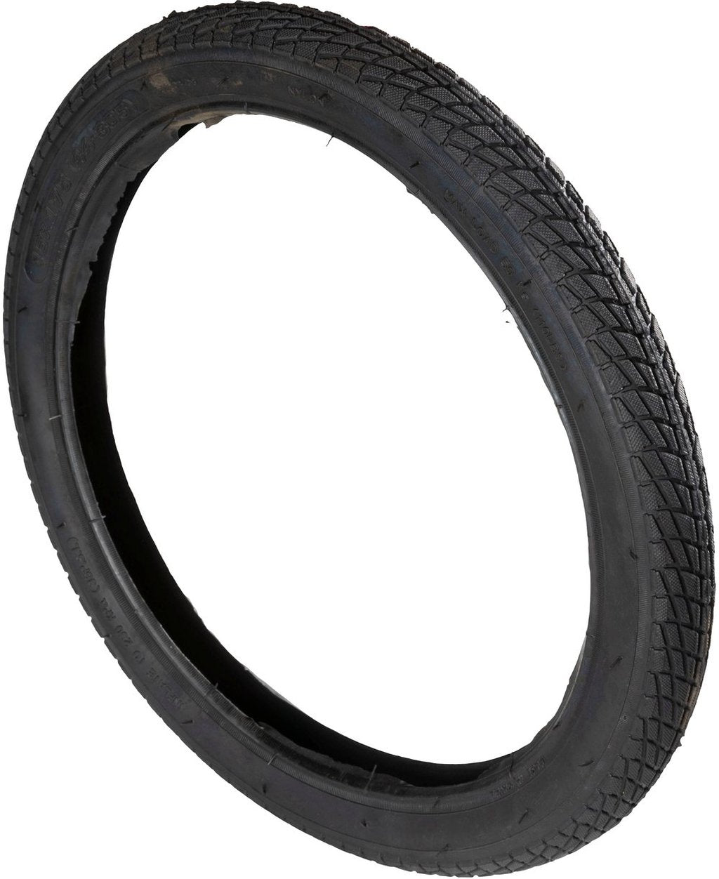 ON BIKE Copertura nera ruota bici bambino copertone 16 pollici x 1,75