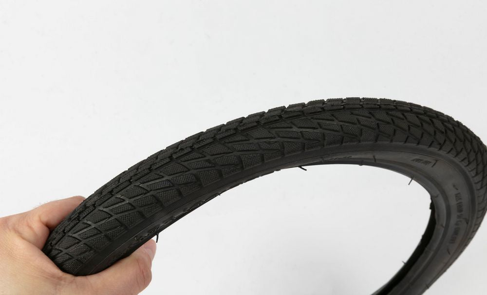 Copertura nera ruota bici bambino copertone 16 pollici x 1,75
