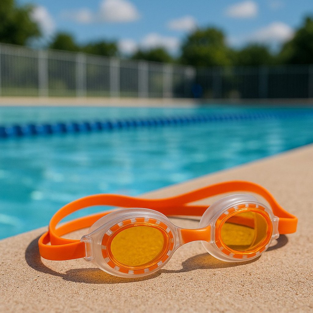 BODYLINE Occhialino Piscina per Bimbi ? Maschera Nuoto Junior con Guarnizioni