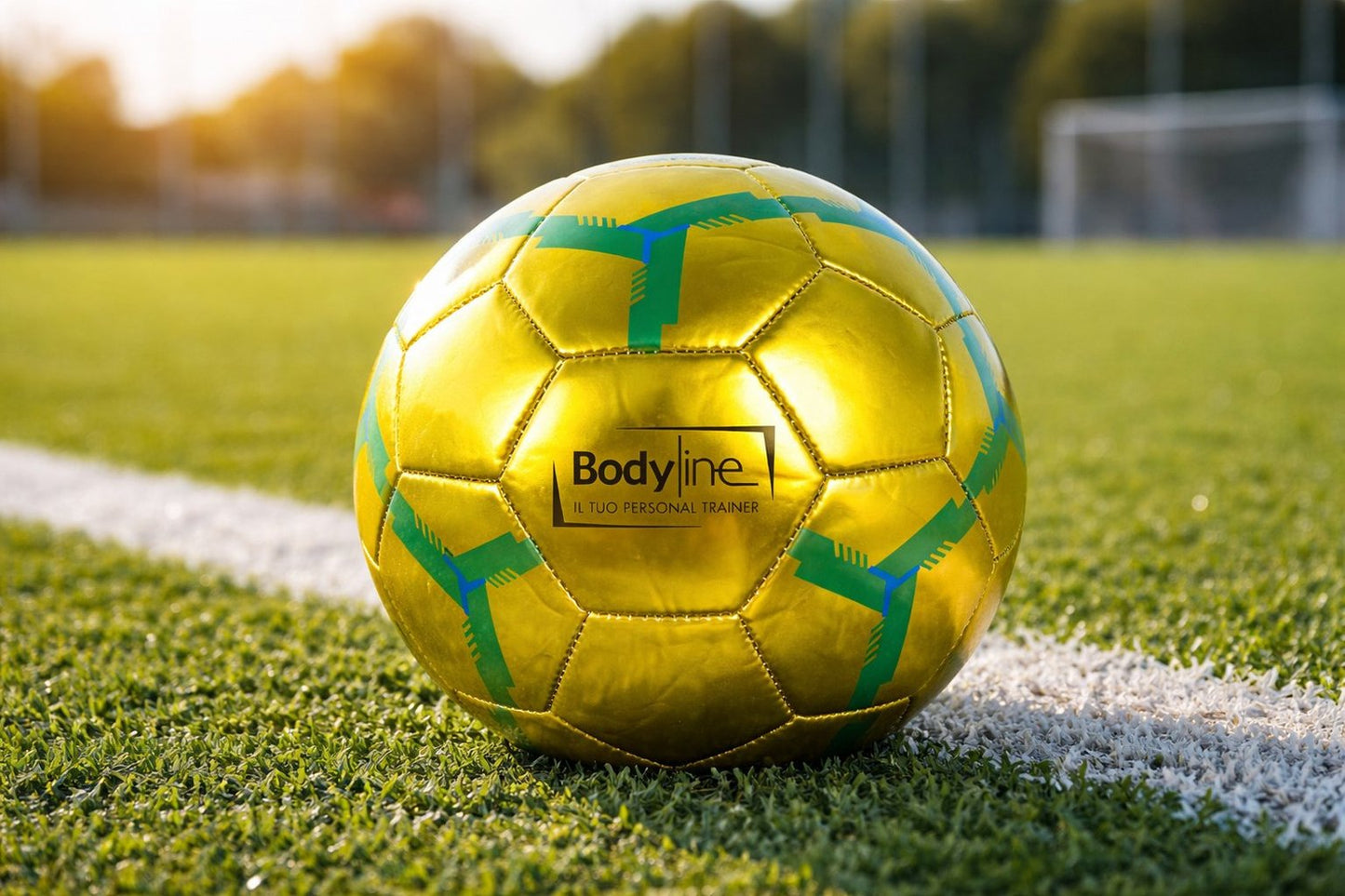 BODYLINE Pallone Calcetto PU Misura 4, Leggero e Durevole, Ideale per Partite