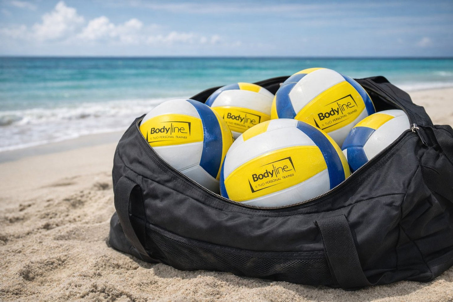 BODYLINE Pallone Volley Gomma Misura 5 da Leggero Auto Originale Resistente