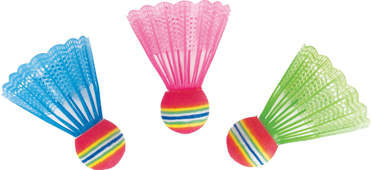 BODYLINE Set 3 Volani da Badminton Leggeri e Resistenti Kit di Auto Originale