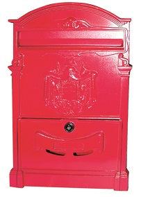 CASSETTA POSTALE ALL.VILLA GLORIA ROSSACM.26X41X9