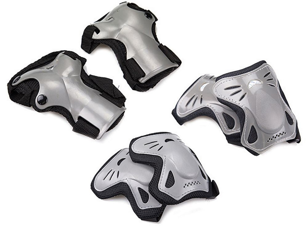 Tris Protezioni Skate E10 per Sicurezza e Comfort Sport su Ruote