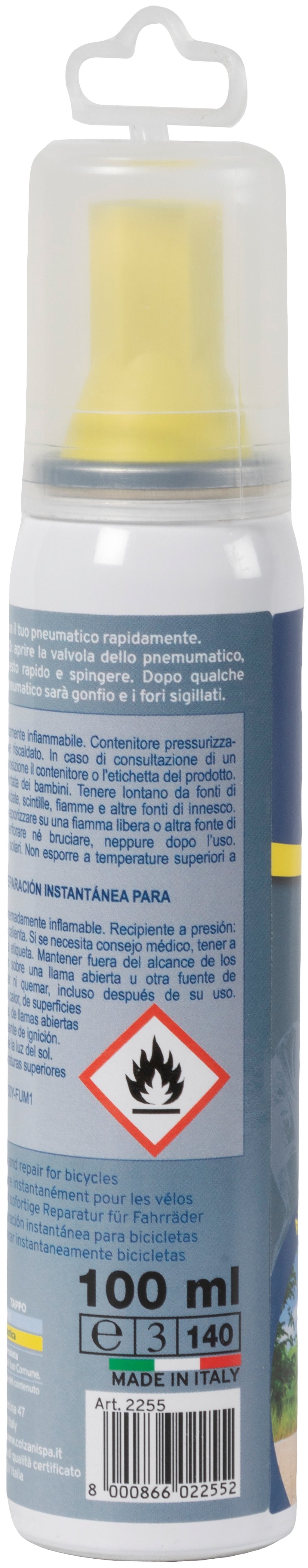 ON BIKE Spray Gonfia e Ripara Bici 100 ml Azione Istantanea
