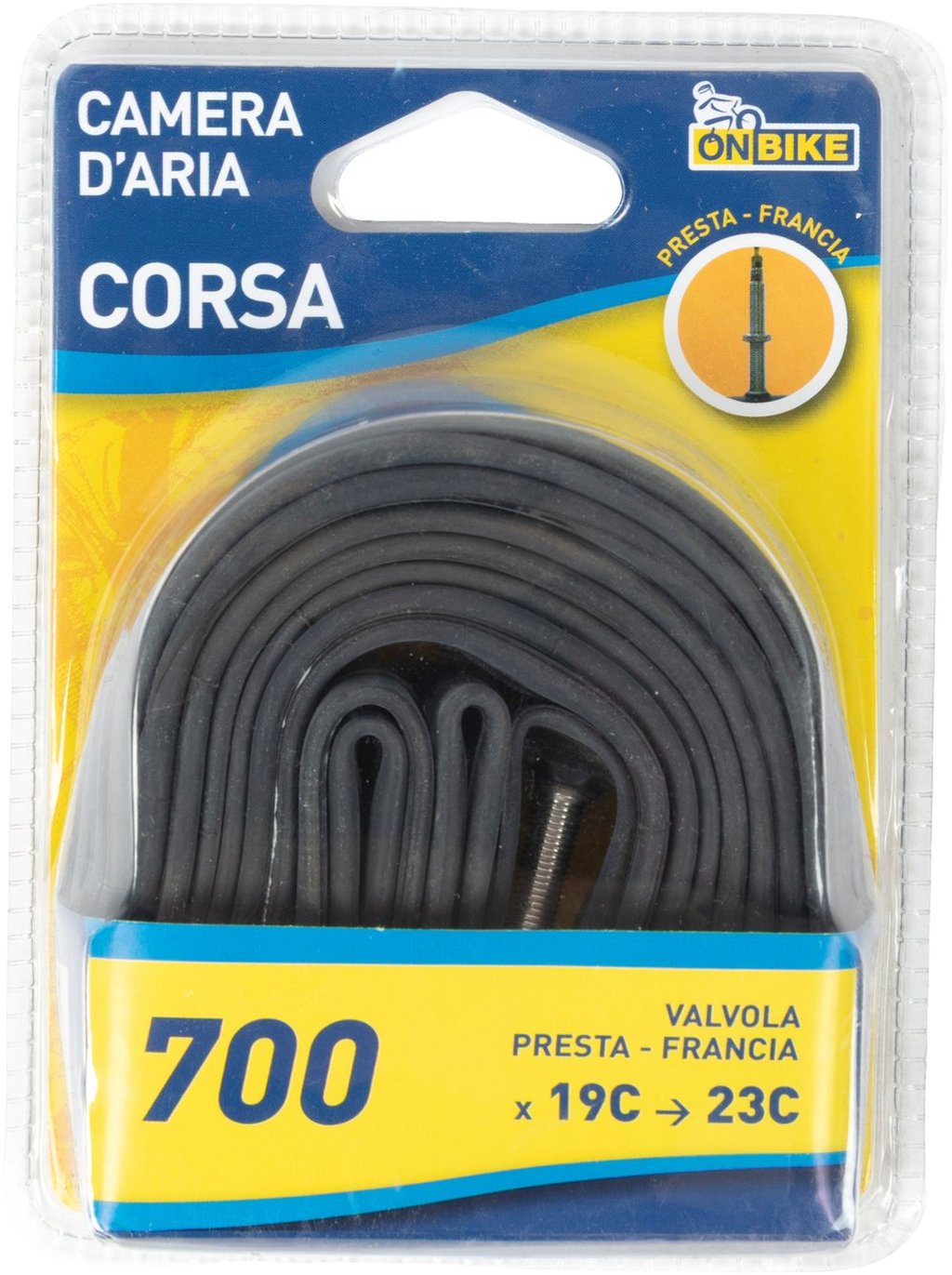 ON BIKE Camera d'Aria Corsa 700 x 19C-23C Presta 48 mm