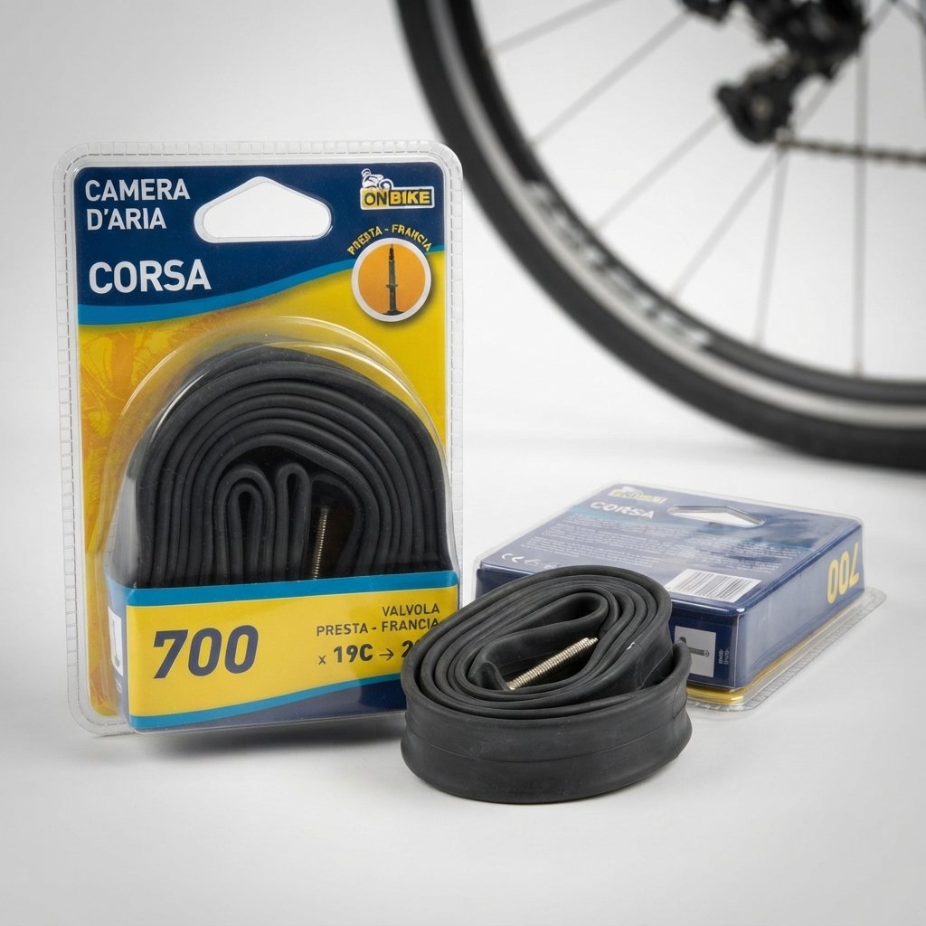ON BIKE Camera d'Aria Corsa 700 x 19C-23C Presta 48 mm
