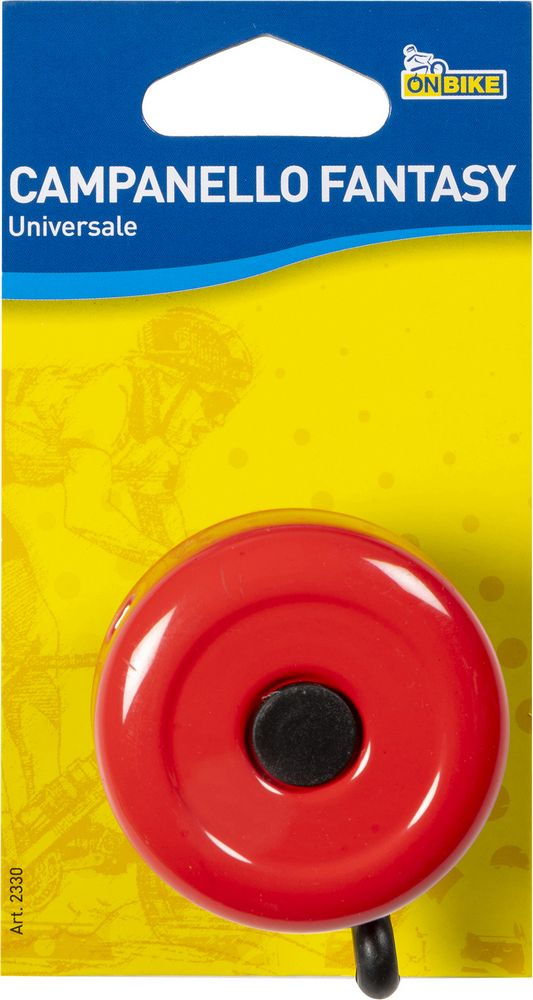 Campanello bici universale in acciaio colorato fantasia