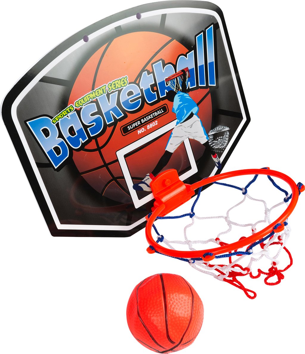 BODYLINE Canestro Basketball + Palla ? Set Basket Completo per Gioco