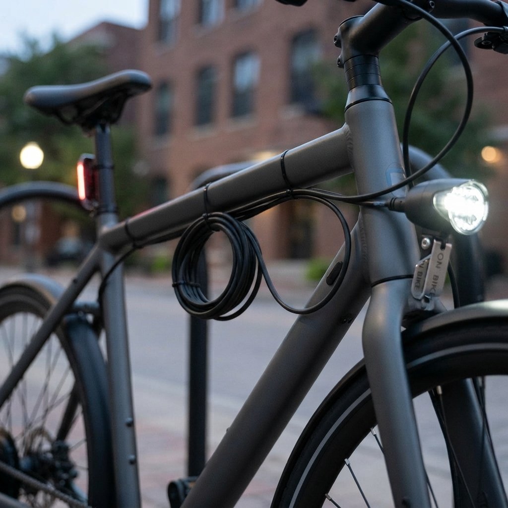 ON BIKE Filo Elettrico per Fanale Bici Resistente e Flessibile