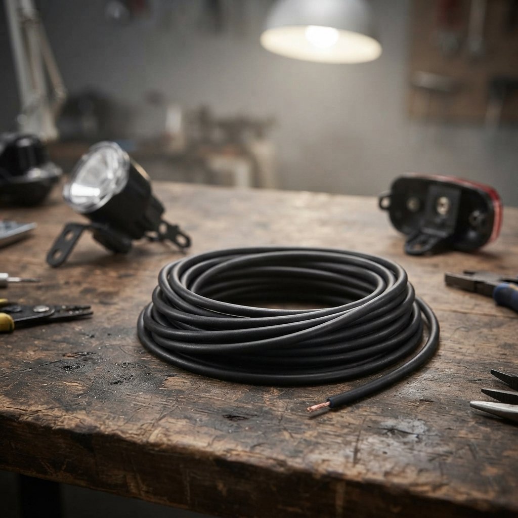 ON BIKE Filo Elettrico per Fanale Bici Resistente e Flessibile