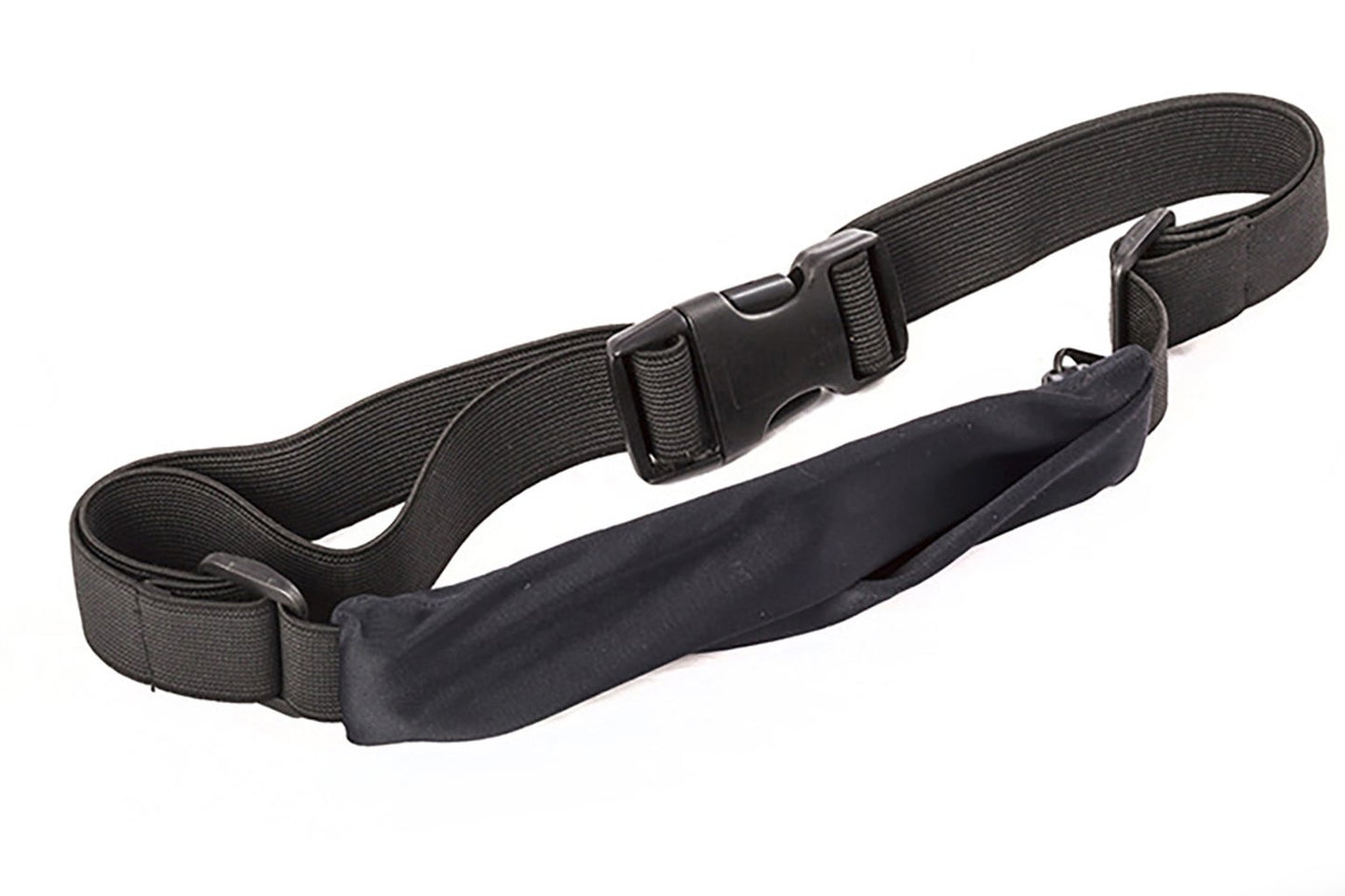 BODYLINE Marsupio Elastico in Nylon Unisex, Leggero e Regolabile, Tasche Sicure