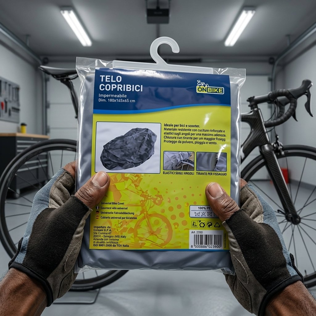 ON BIKE Copricibiclette Mod Ecoline Universale Copribicicletta Impermeabile Auto